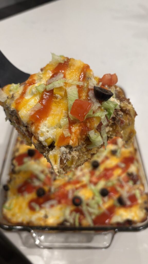Cornbread Taco Bake