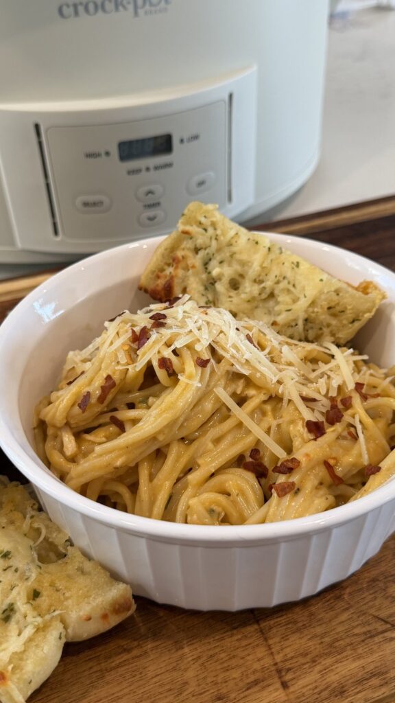 Crockpot Angel Chicken Pasta