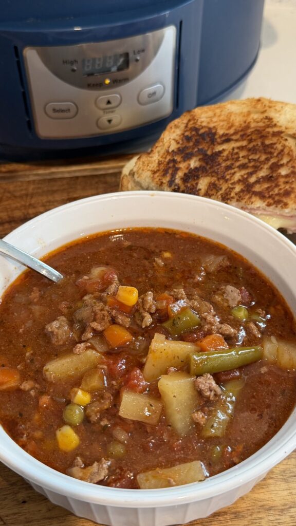 Crockpot Beef Vegetable Soup