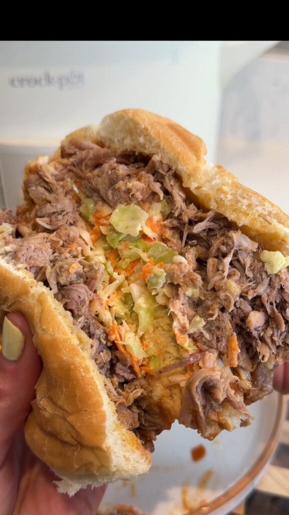 Crockpot Pulled Pork + Coleslaw