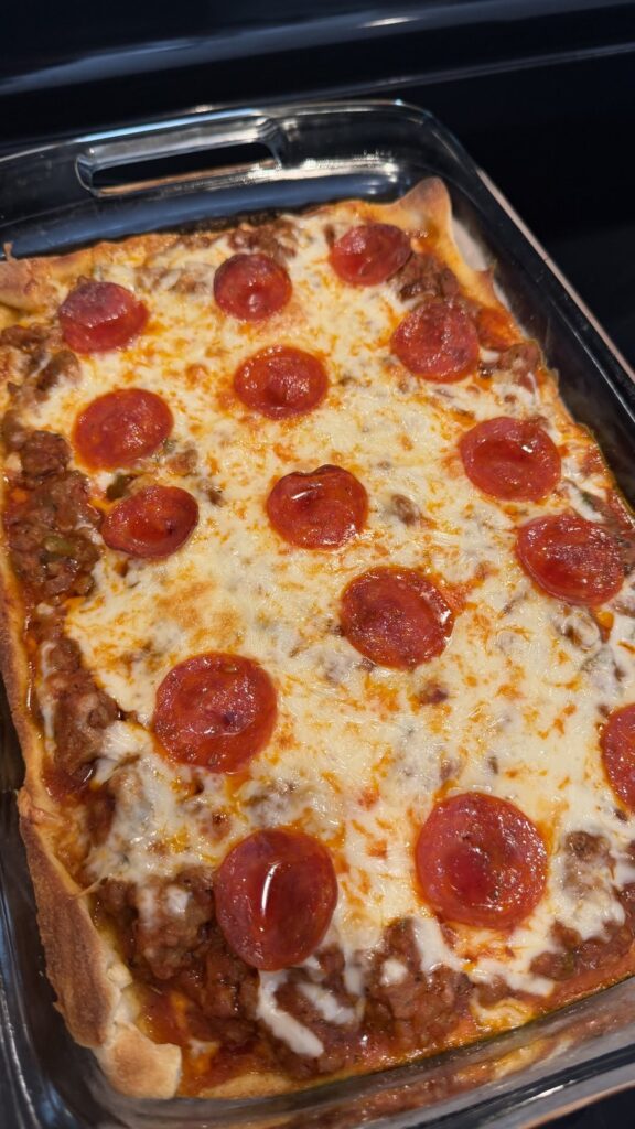 Deep Dish Pizza Bake