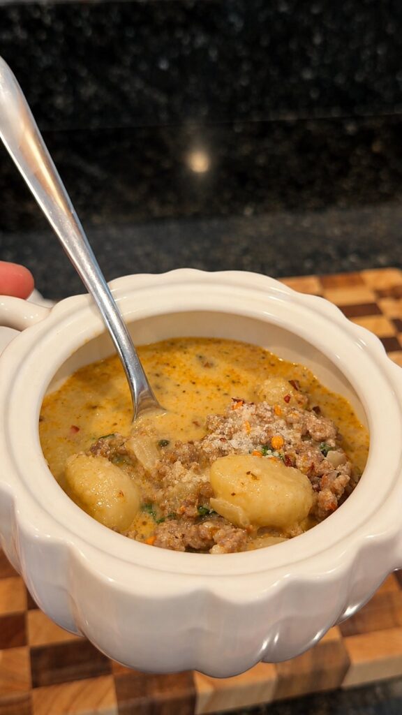 Italian Sausage & Gnocchi Soup