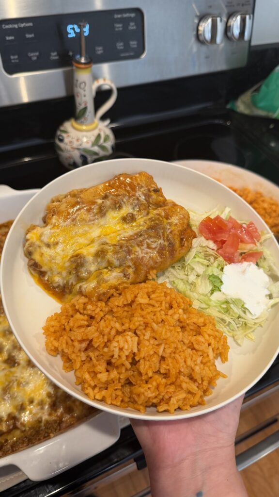 Tex-Mex Beef Enchiladas