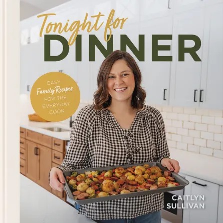 Tonight for Dinner cookbook cover by Caitlyn Sullivan